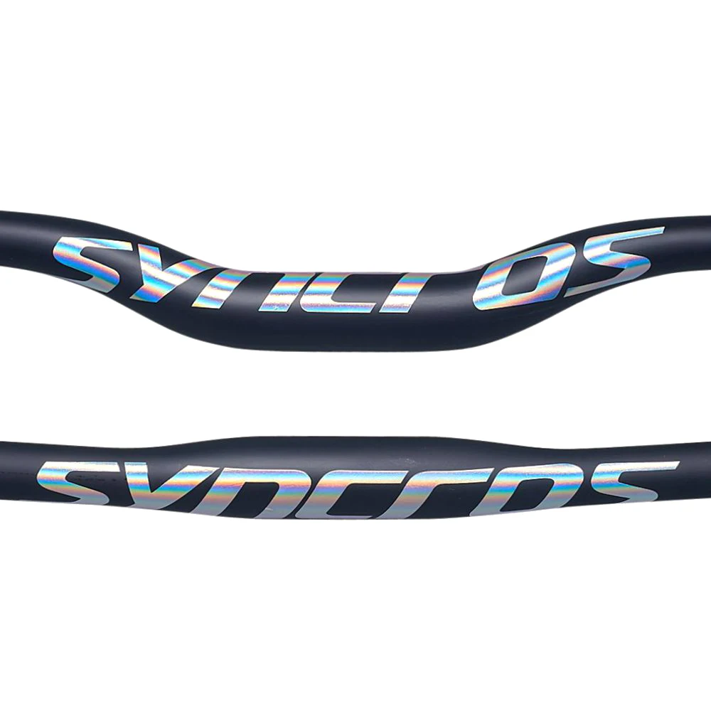 

Syncros Carbon Fiber Handlebar Mountain Bike Handlebar 31.8mm Rise/Flat Handlebars MTB Bicycle Parts Dazzling Color White Logo