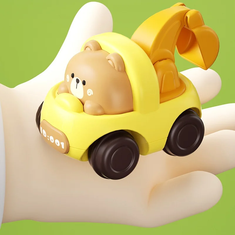 Cartoon Animal Engineering Vehicles, Toy Dump Trucks, Boy Interactive Sliding Cars, Excavators, Small Gifts