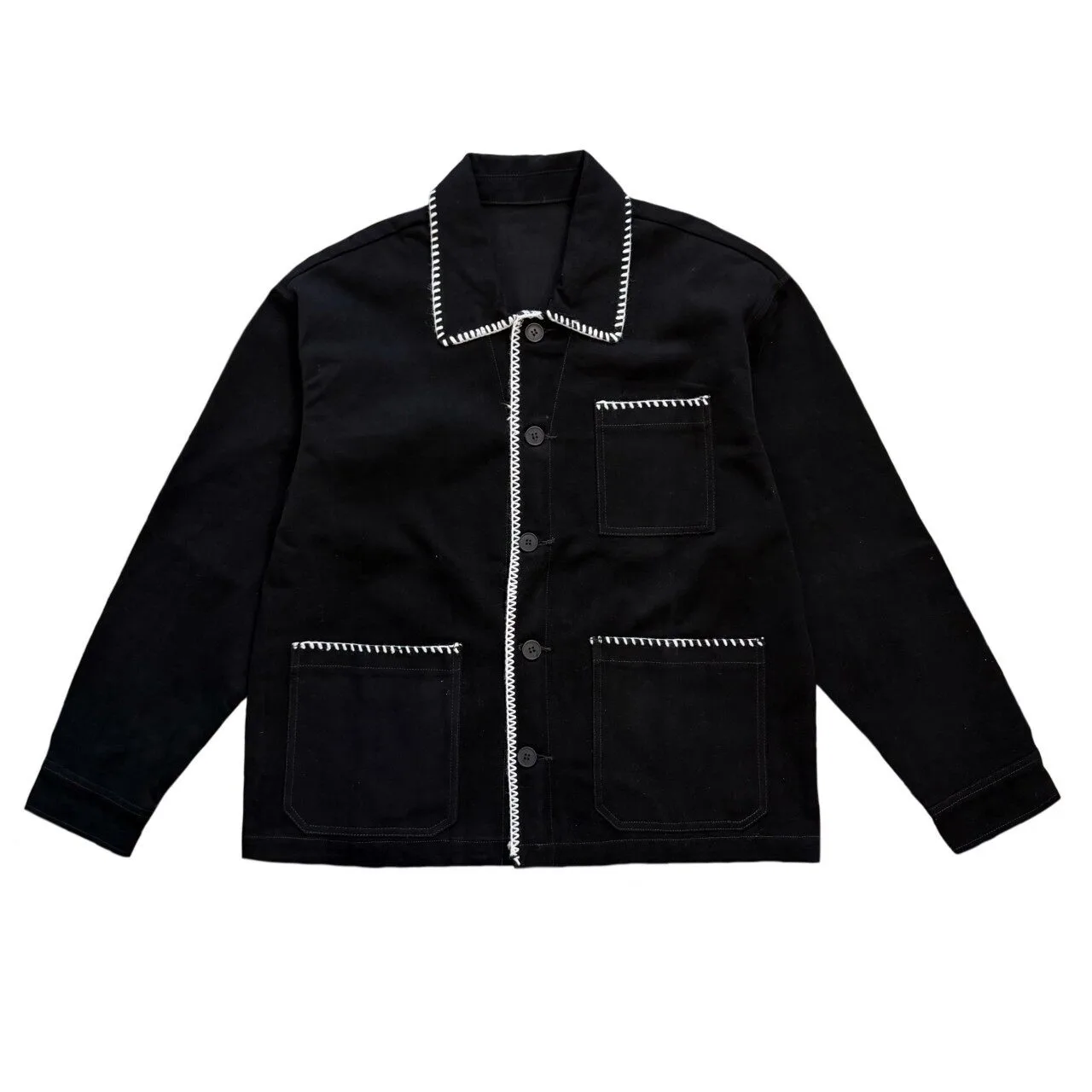 Color Collision Shell Printed Stitching Lapel Coats Spring and Autumn Casual Loose and Versatile Cardigan Jacket
