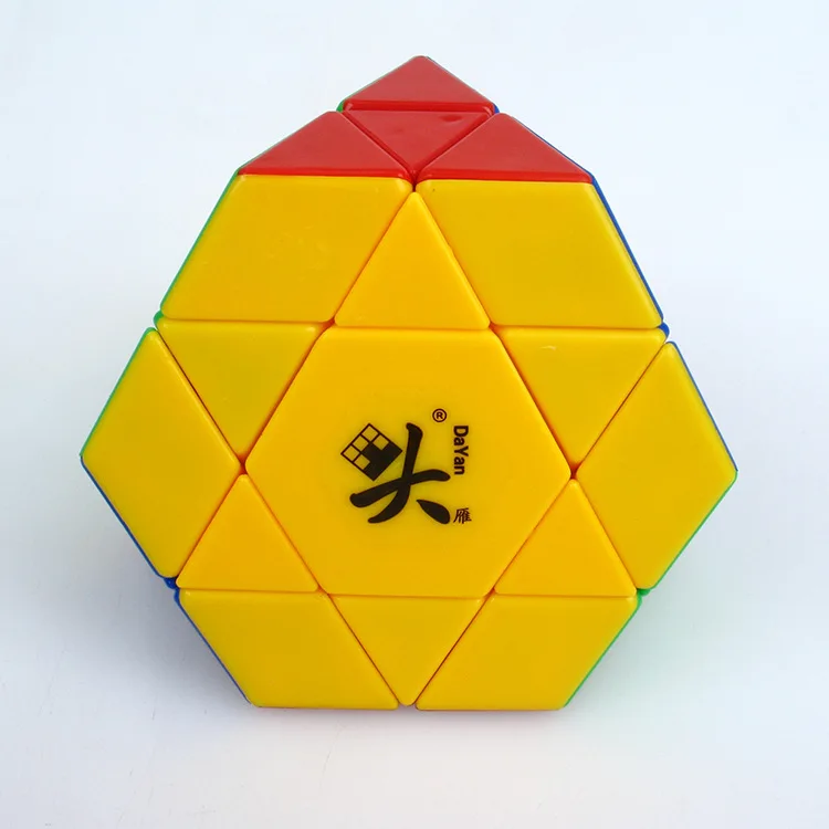 دايان مكعب سحري غريب الشكل من الأحجار الكريمة الجيل الثامن مكعب أحجار كريمة كبير على شكل خاص مكعب هرم زاوية مقطوعة