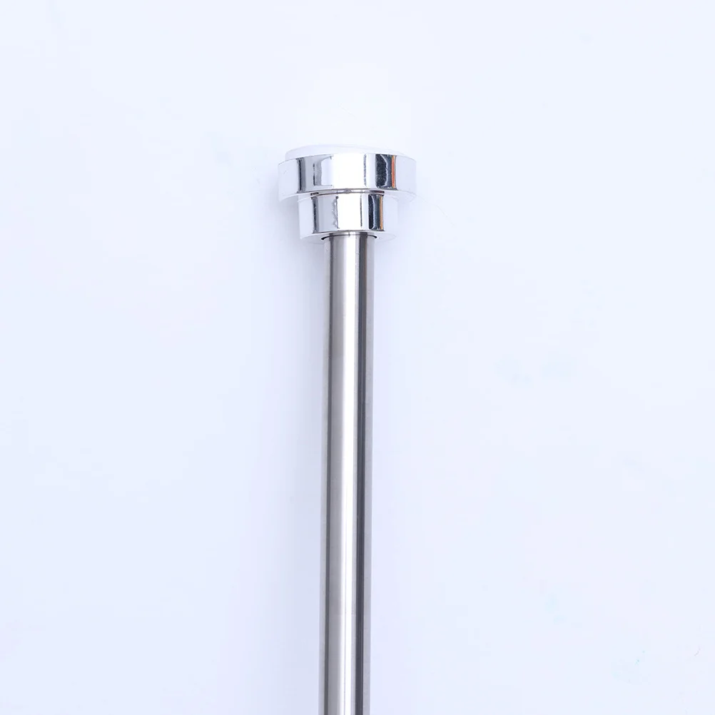 Telescopic Stainless Steel Clothes Drying Rod Extendable Clamp Free for Bathroom Shower Curtain Wardrobe Tension Rod Rust Proof - Image 4