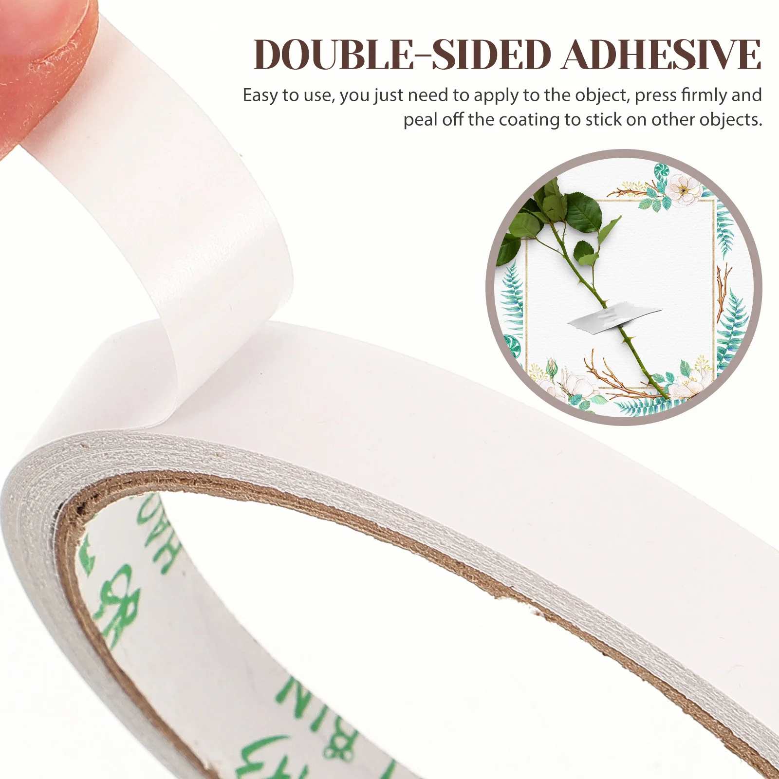 

10pcs Double Sided Adhesive Tape Craft Office Supplies Hot Melt Decorative Scrapbook Easy Use Firm Press