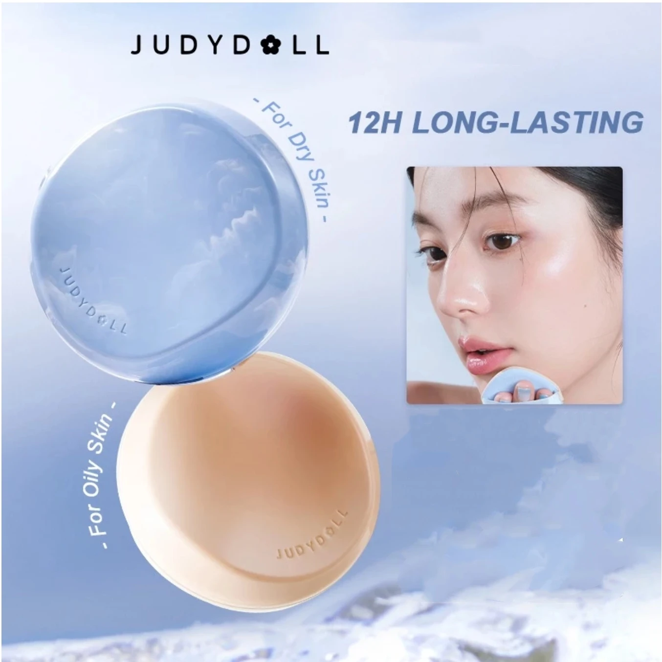 Judydoll Foundation Dry Skin Mixed Skin Pack High Coverage Moisture For All Skin Type, Combination Skin, Dry, Dull Skin Makeup