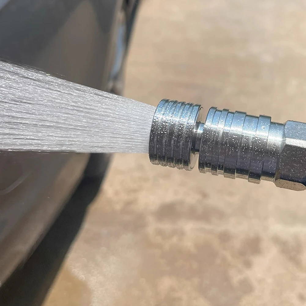 หัวฉีดเครื่องซักผ้าอินเทอร์เฟซน้ําแรงดันสูงสแตนเลส Steel1/4 Quick Connect เครื่องฉีดน้ําแรงดันสูงอะไหล่และอุปกรณ์เสริม