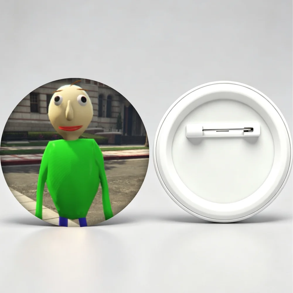 Baldi's Basics Pins,Cartoon Character Baldi Badge,Handmade Brooches,Breastpin for Backpack Clothes Gifts