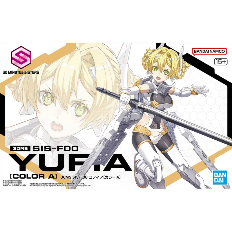 

Bandai Original 30MS SIS-F00 ユフィア[カラーA] Action Figure Assembly Model Kit Toys Collectible Gifts For Children