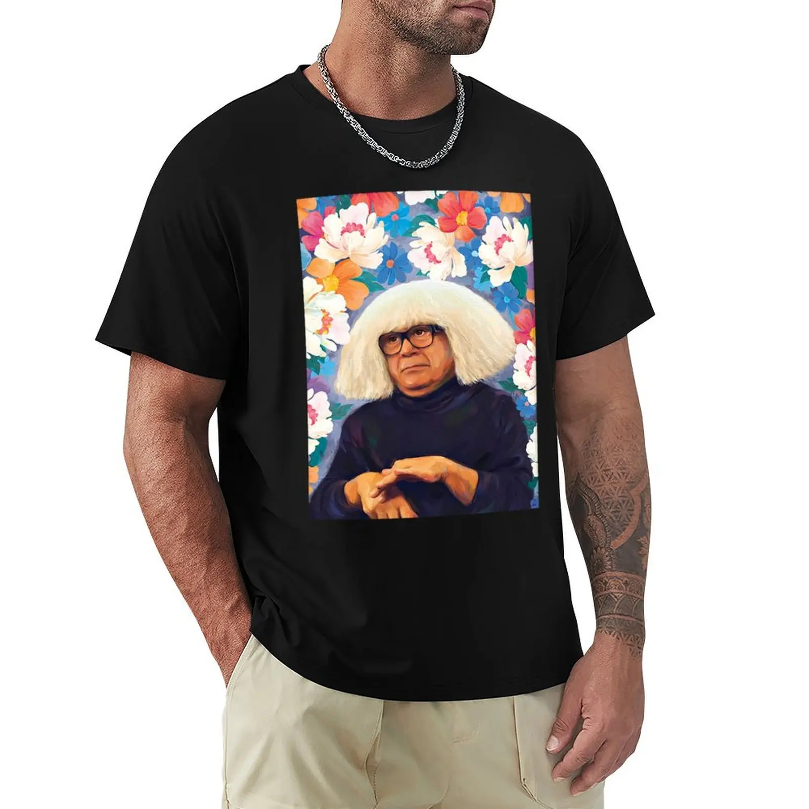 It_s Alway Sunny In Flowers T-Shirt All Match Basic Short Sleeve Top
