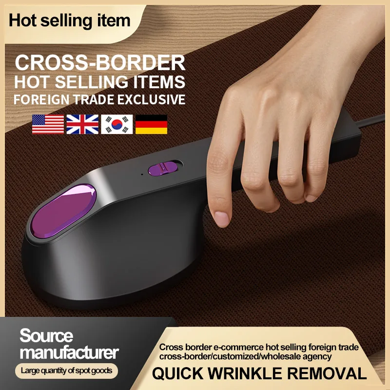 

Multi functional handheld iron USB mini hanging iron fast heating travel with handle home clothing fabric ironing machine