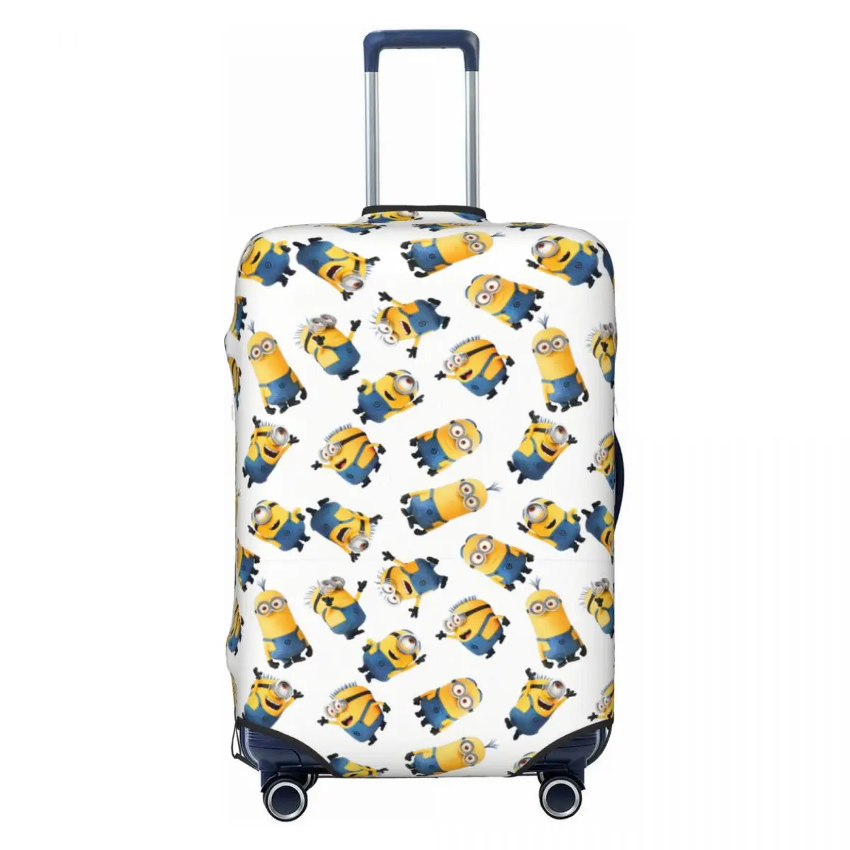 

Custom Cartoon Minions Luggage Cover Cute Suitcase Protector Covers Suit For 18-32 inch