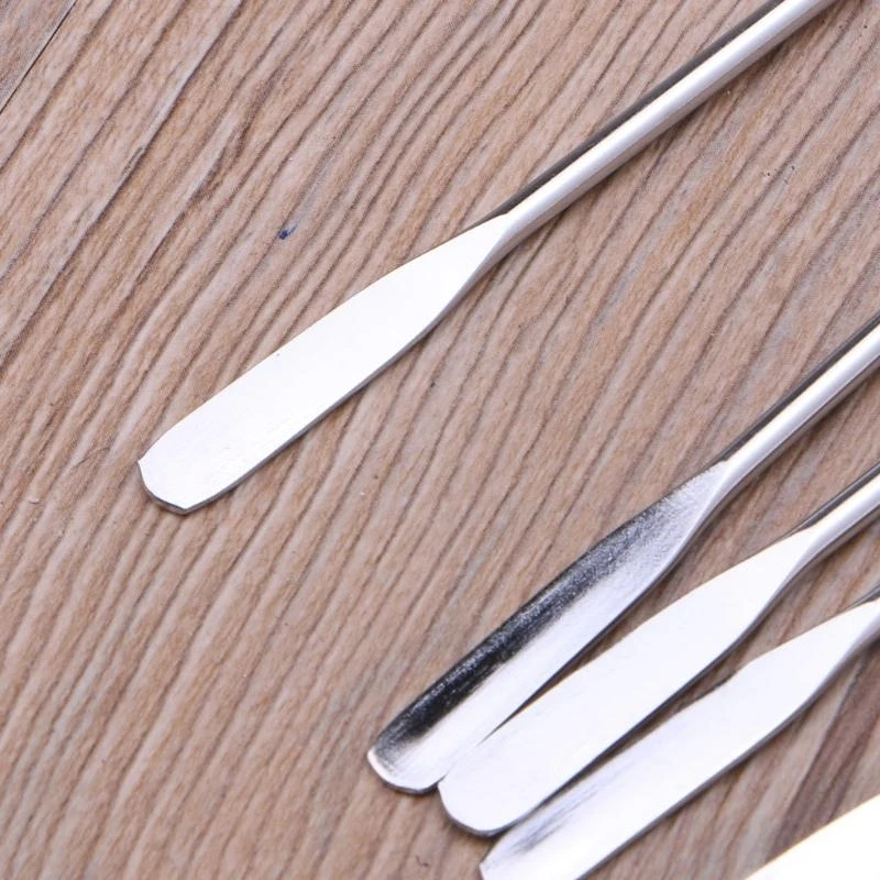 

7.5in Metal Beverage Stirrers Cocktail Drink Swizzle with Paddles Reusable