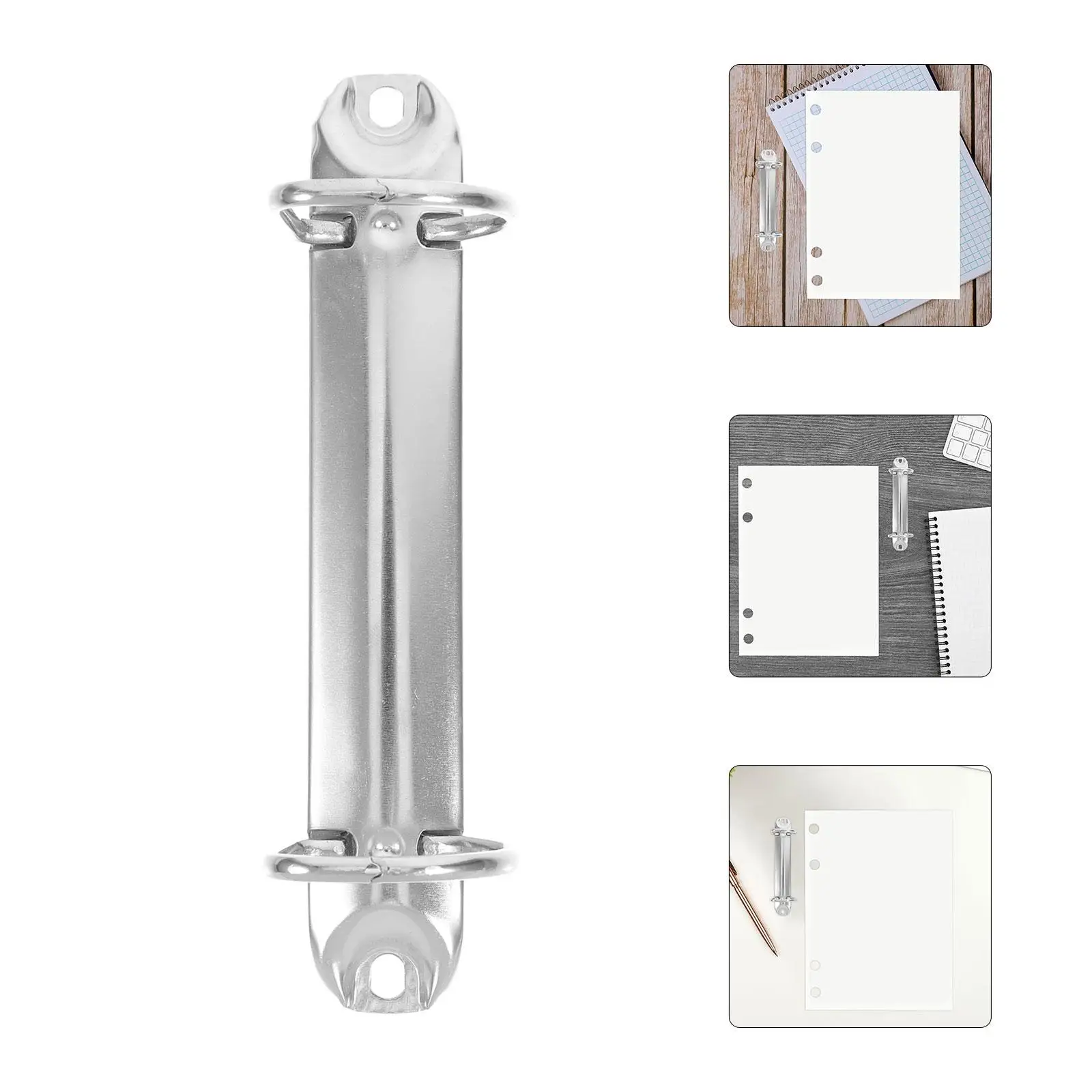 DIY Metal Binder Rings Zinc Alloy Loose Leaf Binders Paper Binding Top binding Spines Notebook Planner Small Ring Clips Portable