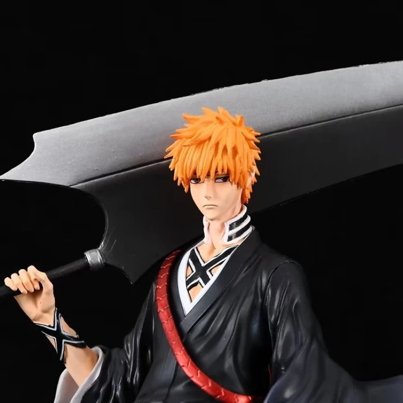 

33CM Deluxe Anime Bleach GK Kurosaki Ichigo PVC Action Figure Ichigo Kurosaki Figurine Collectible Model Doll Toy