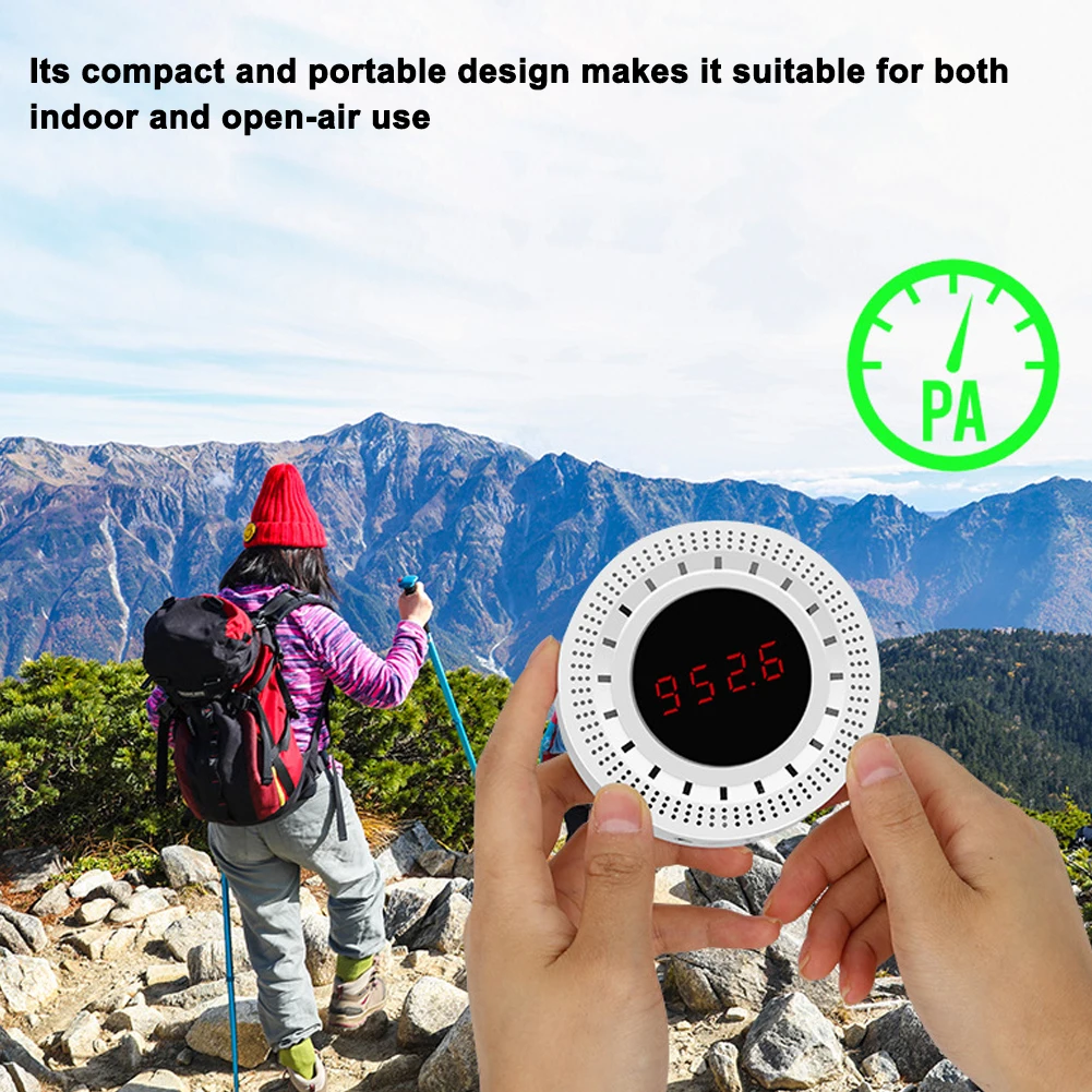 Tuya ZigBee Intelligent Atmospheric Pressure Sensor with Temperature and Humidity Detection Function Integrated Home Automation