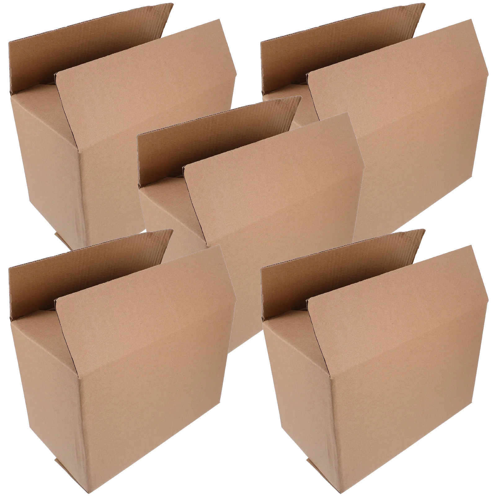 

5 Pcs Express Box Packaging for Entrepreneurship Cardboard Carton Boxes Heavy Duty Shipping Kraft Paper