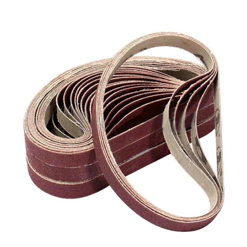 10PCS/lot Sanding Belts 520*20mm Abrasive Sanding Screen Band for Wood Soft Metal Grinding Polishing Tools P40 - P600