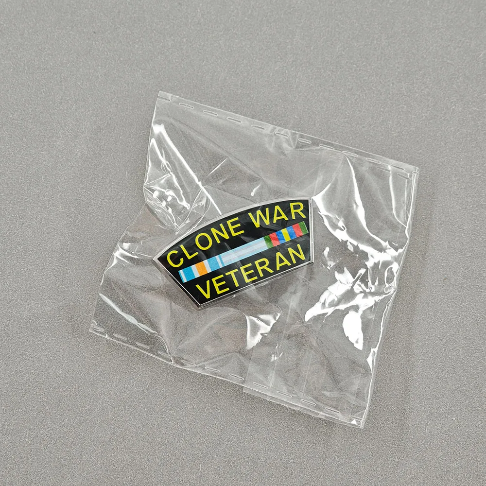 Clone-War Veteran Metall-Emaille-Pin Galaktische Republik Soldatenabzeichen Kampagnenband Brosche Anstecknadel Fangeschenk – Detail 9