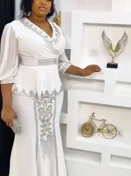 2 Pieces Set Plus Size Africa Clothes Dashiki African Skirts And Top for Women Ankara Wedding Party Gown Outfits 2026 New Robes