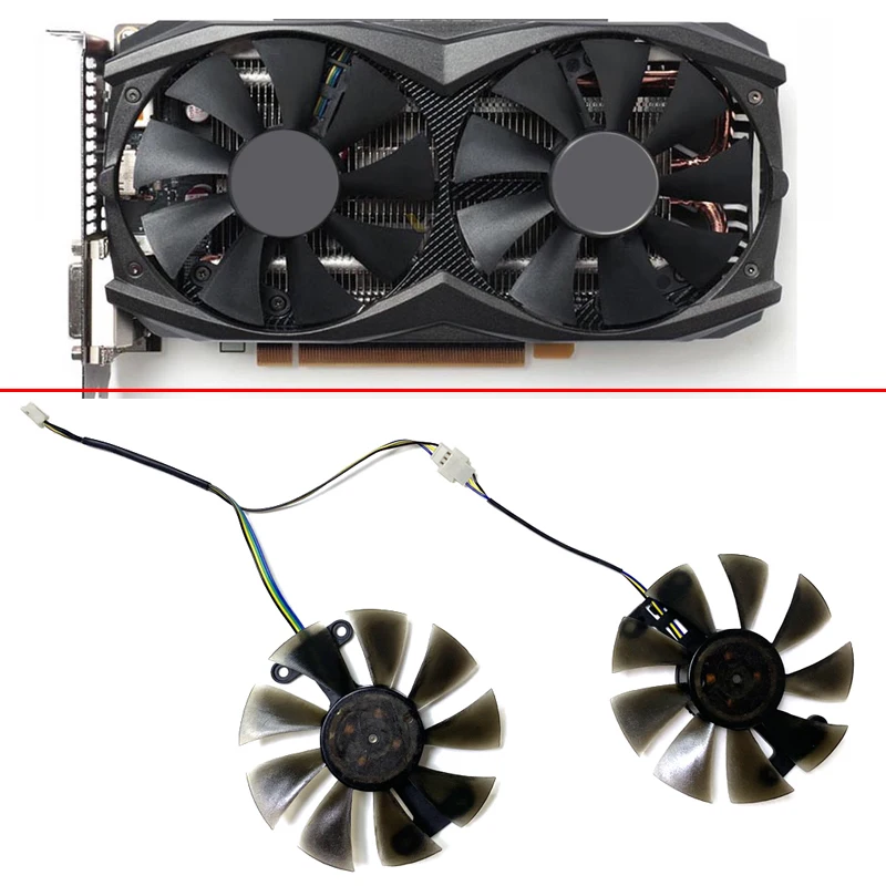 

NEW Cooling Fan 85mm 4pin GA91S2H GA92S2U GTX1060 GPU FAN For OTAC GeForce GTX 960 AMP 980Ti GTX950 AMP 2GB Graphics Video Fans