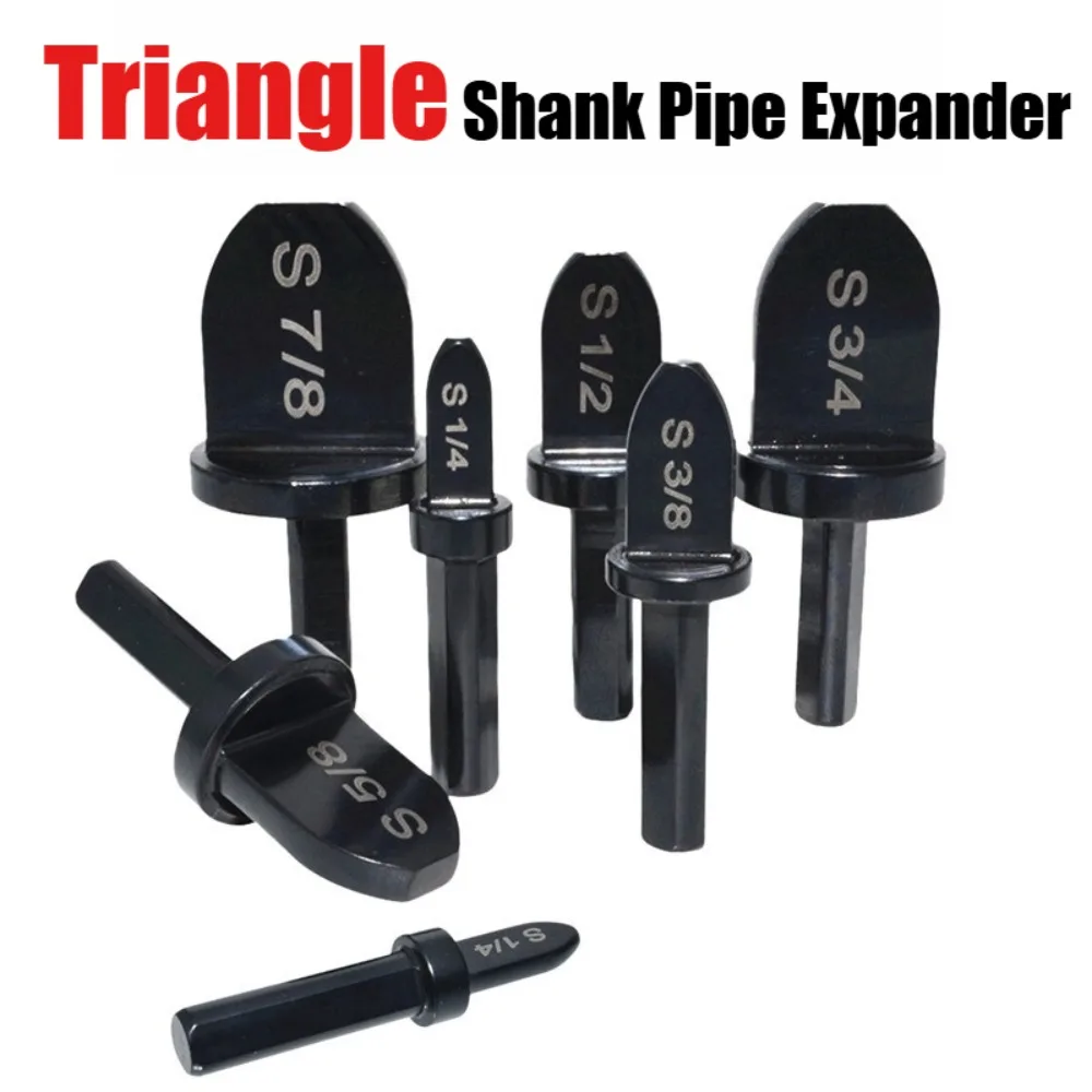 Triangle Shank Pipe Expander Copper Tube Swaging Tools Flaring Takeover Tool Set Repair Kit For Air Conditioner Refrigerator