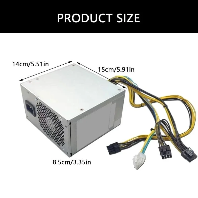 P310 P310 P328 용 500W 전원 공급 장치 냉각 박스 P330 HK600-11PP 게임 및 온도 제어 홈 오피스