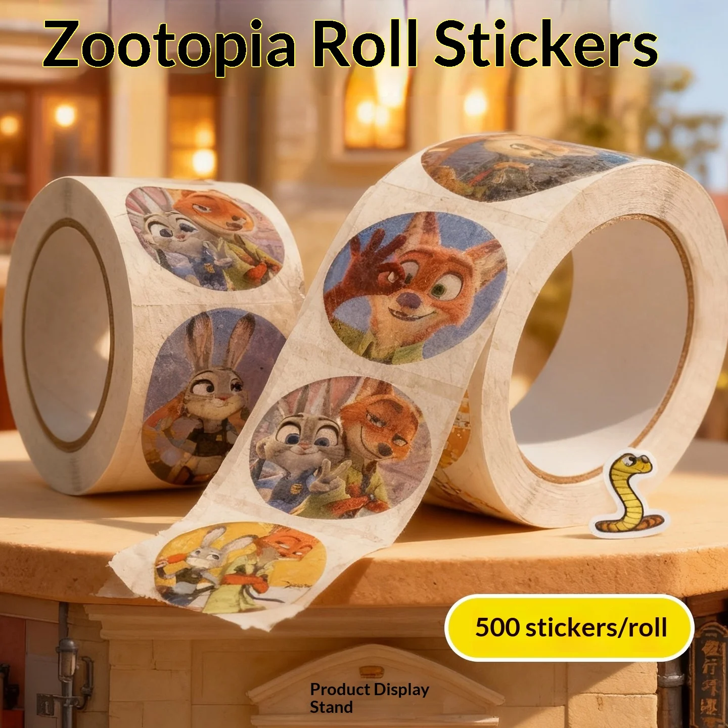 

500 шт., наклейки с изображением зоотопии, водонепроницаемые, сделай сам, скрапбук, чехол для телефона, украшение, награда для детей, взрослых, принадлежности для ведения журналов