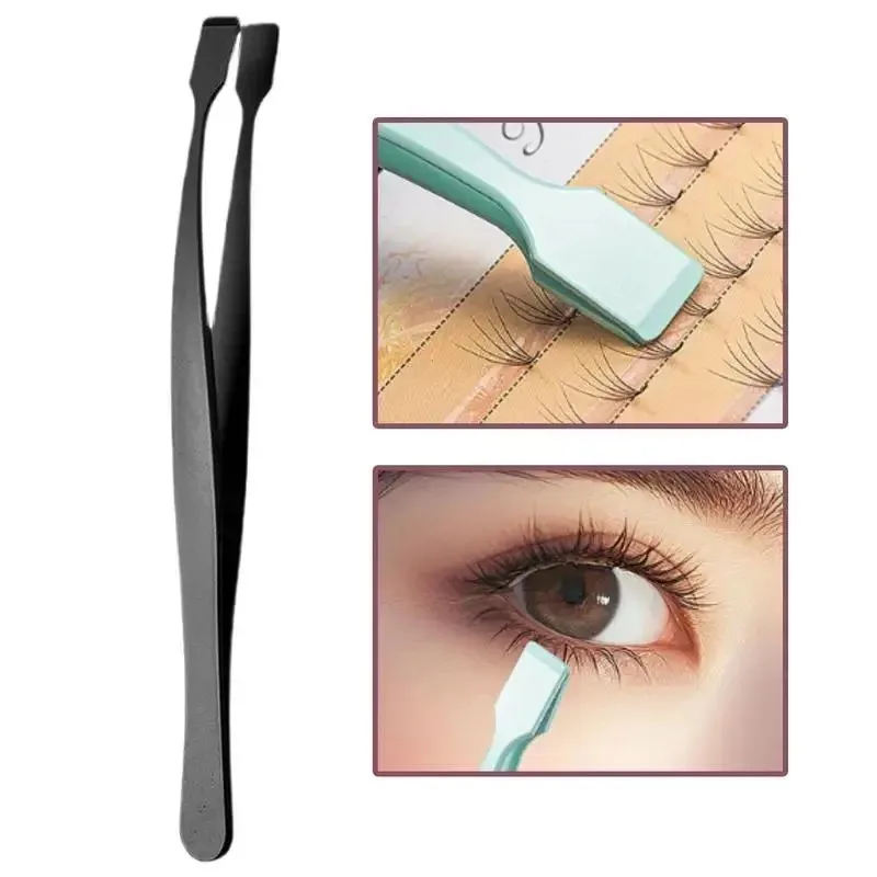 Makeup Tool Lash Eyelash Cluster Non Slip Applicator Eyemakeup Tools Fine Tip Profession Tweezer Safe Makeup Tool for Beginners