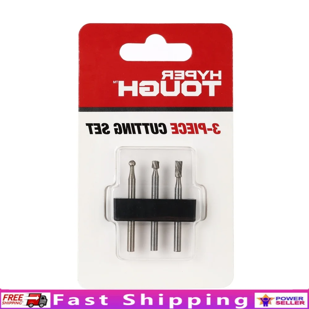 3 قطعة HSS 4241 الصلب أداة دوارة قطع مجموعة 1/8 بوصة عرقوب متعددة الأغراض النقش نحت شفرات الكرة اسطوانة نصائح AU50066N