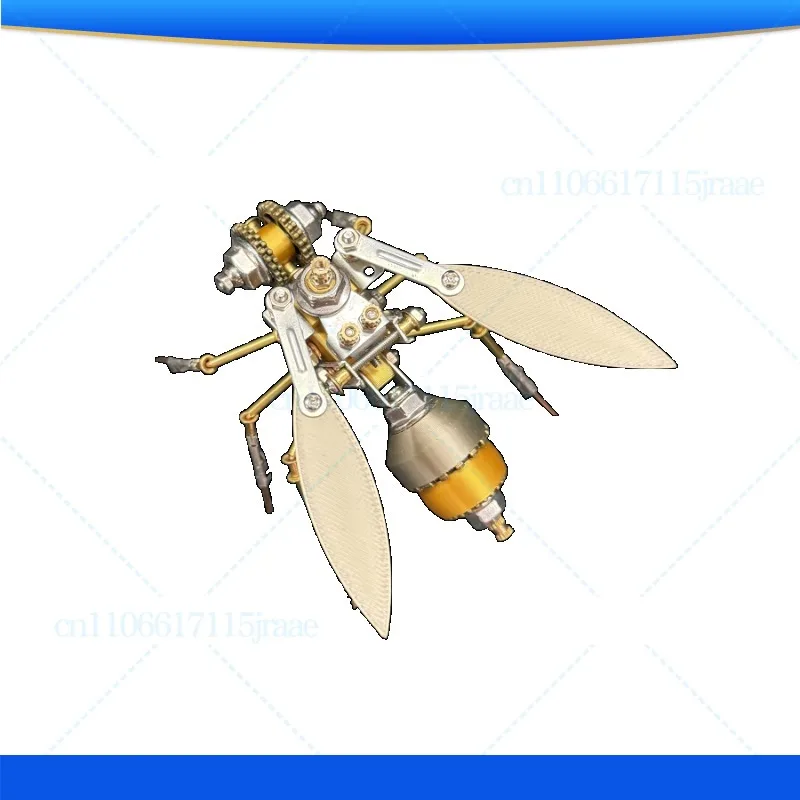 Steampunk Insect Series Bee Mechanical Insect Assembling Model Creative Handmade DIY Toy Birthday Gift