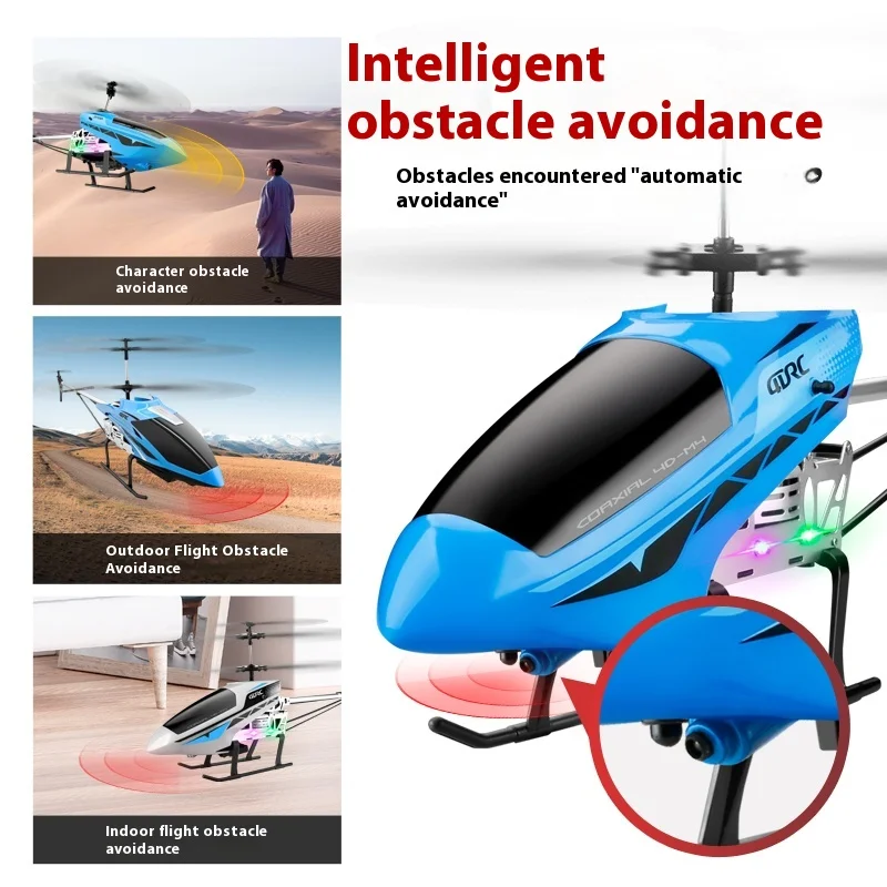 Children's Anti Fall Primary School Student Aerial Photography Remote Control Airplane Helicopter Model Boy Toy Holiday Gift