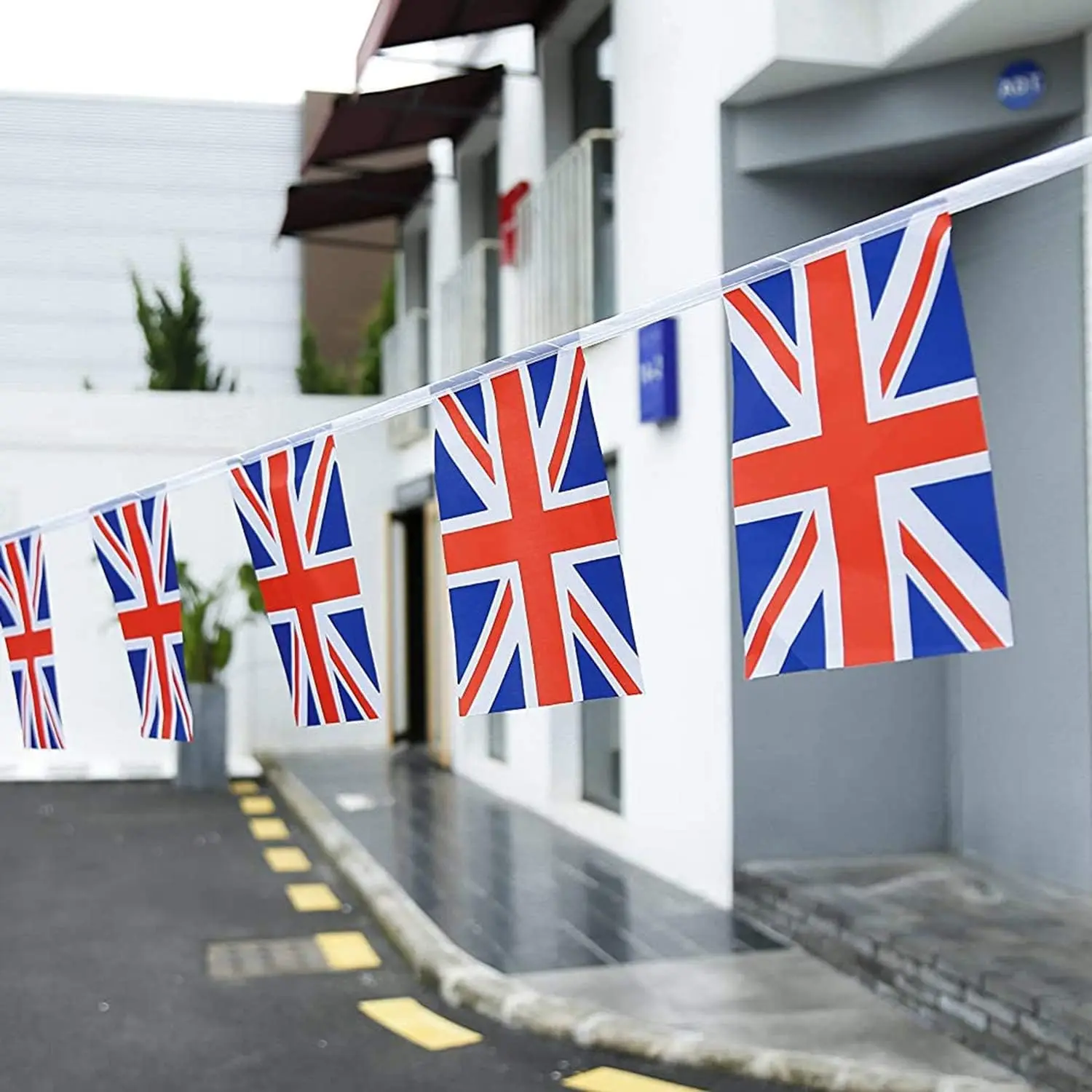 SKY FLAG United Kingdom Bunting Flags 14x21cm 20pcs/lot UK String Flags Pennant Banner for Festival Party Decoration