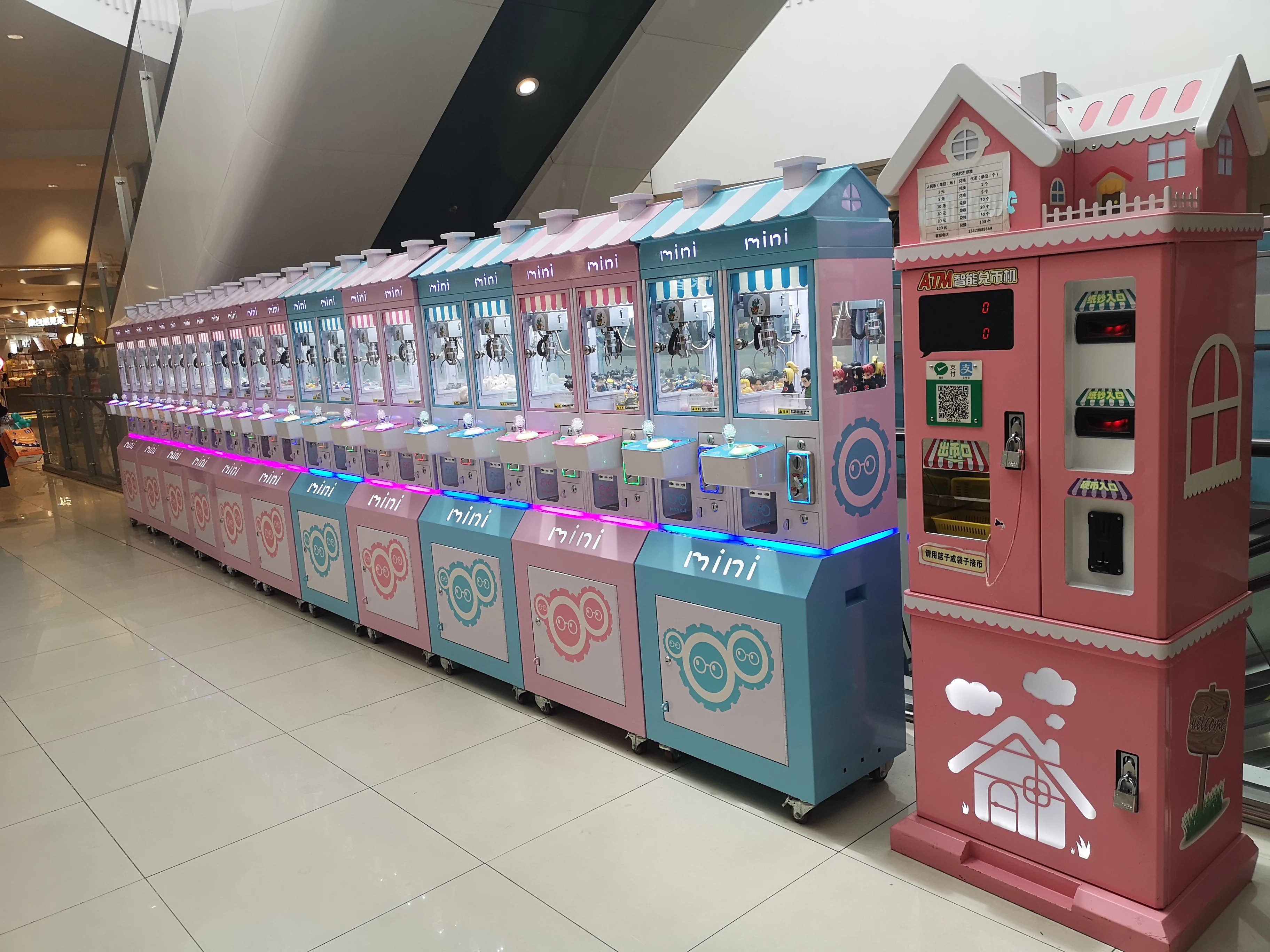 Guangzhou Factory 4 Player Claw Crane Machine Coin Operated Mini Grabber Toy Claw Crane Machine For Sale