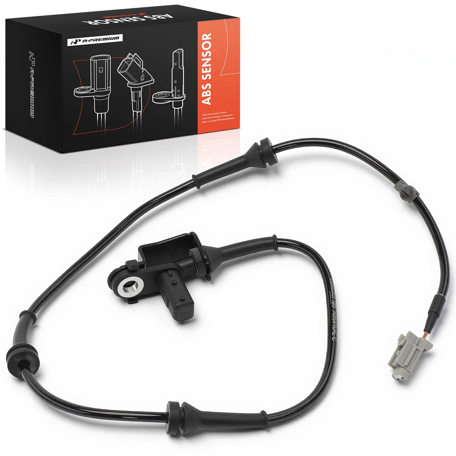 A-Premium Front Passenger Side ABS Speed Sensor for Nissan 350Z 2003-2009 Infiniti G35 2003-2006