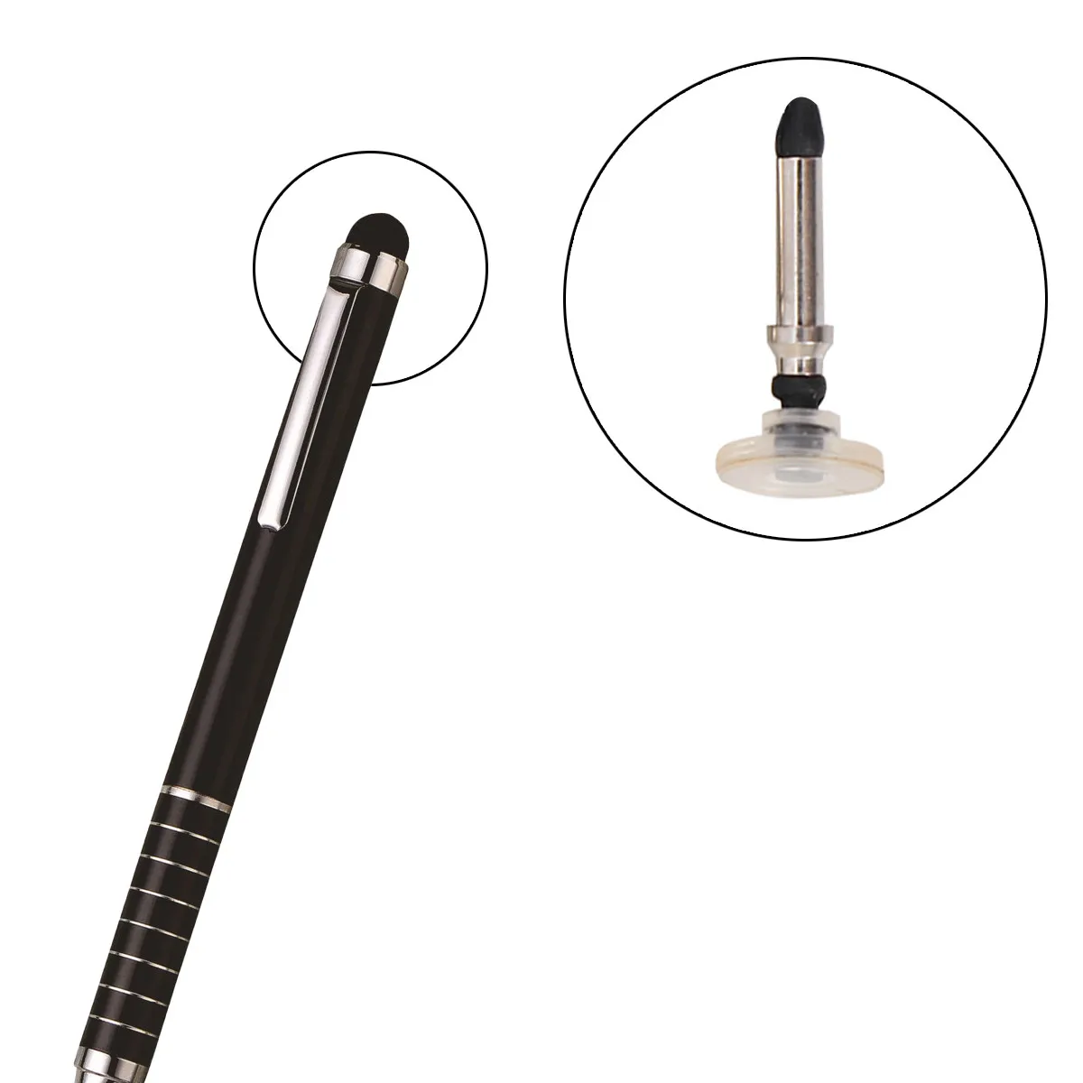 

5Pcs Replaceable Silicone Stylus Disc Tips High Precision Touch Pen Nib Replacement for Tablet Phone Drawing Note Taking