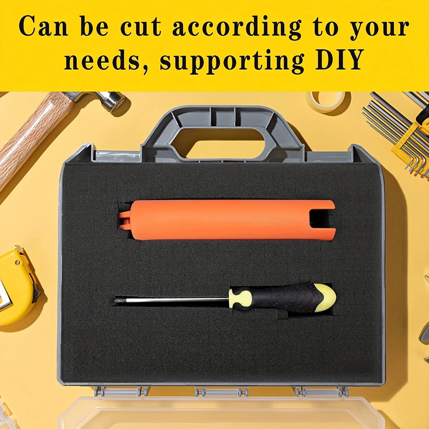 4 قطع من إدراج رغوة التقاطها، رغوة اختيار وتتبعها، رغوة سحب ما قبل مكعب مع استخدام سفلي لتخزين حافظات صندوق الألعاب اللوحية #3