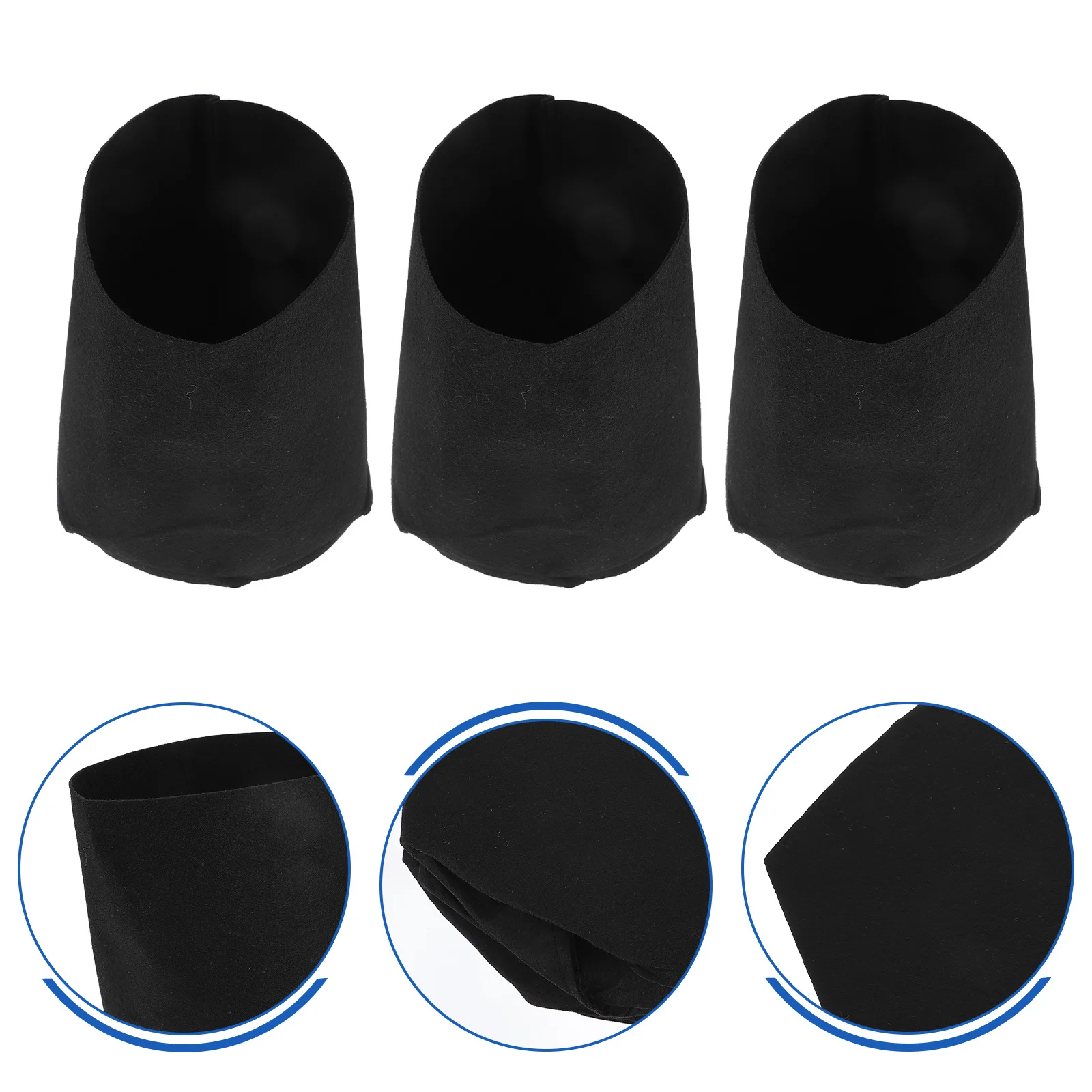 6 قطعة أكياس زراعة 10L تنمو أكياس تنفس ورأى للخضروات الأعشاب الطماطم الجذر تهوية التحكم في الرطوبة غير المنسوجة حديقة