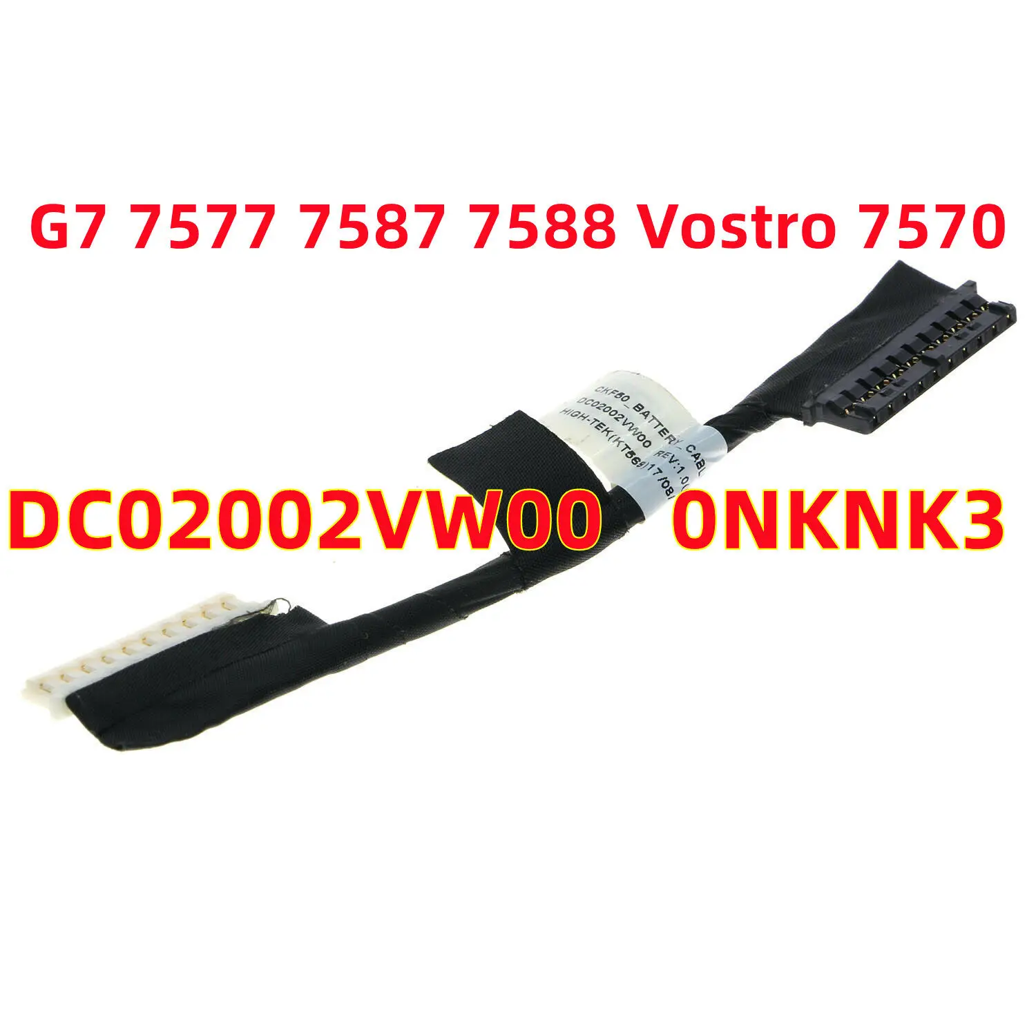 Battery connection cable compatible for DELL Vostro 7570, 7580 and Inspiron G7-7577, 7587, 7588 10pcs