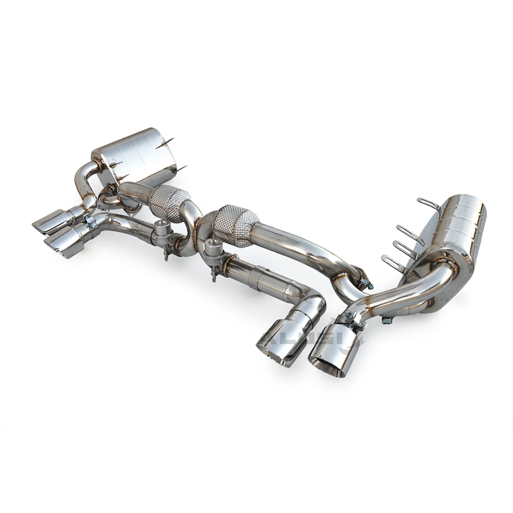 

Отхлопная система Cat-back для Porsche 911 Carrera S 997.1 3,8 2004-2008, глушитель из нержавеющей стали Cat-back, спортивный выхлоп