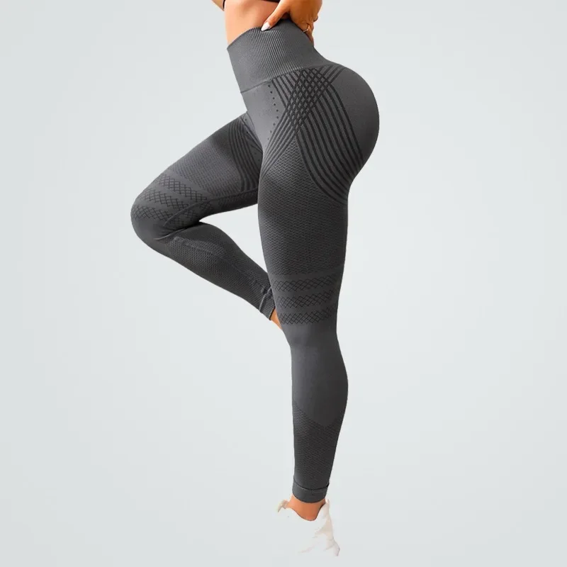 

Women's Sports Hip Lifting Tight Pants, High Waist and Abdominal Compression, Seamless/quick Drying, Fitness, Yoga,Running Pants