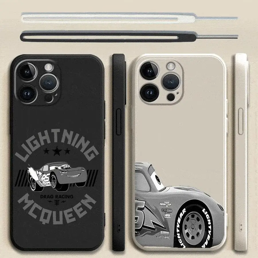 

Мягкий чехол для Apple iPhone XS 11 12 13 Pro Max 16 14 15 Plus 7 8 16e XR Disney Cars Logo