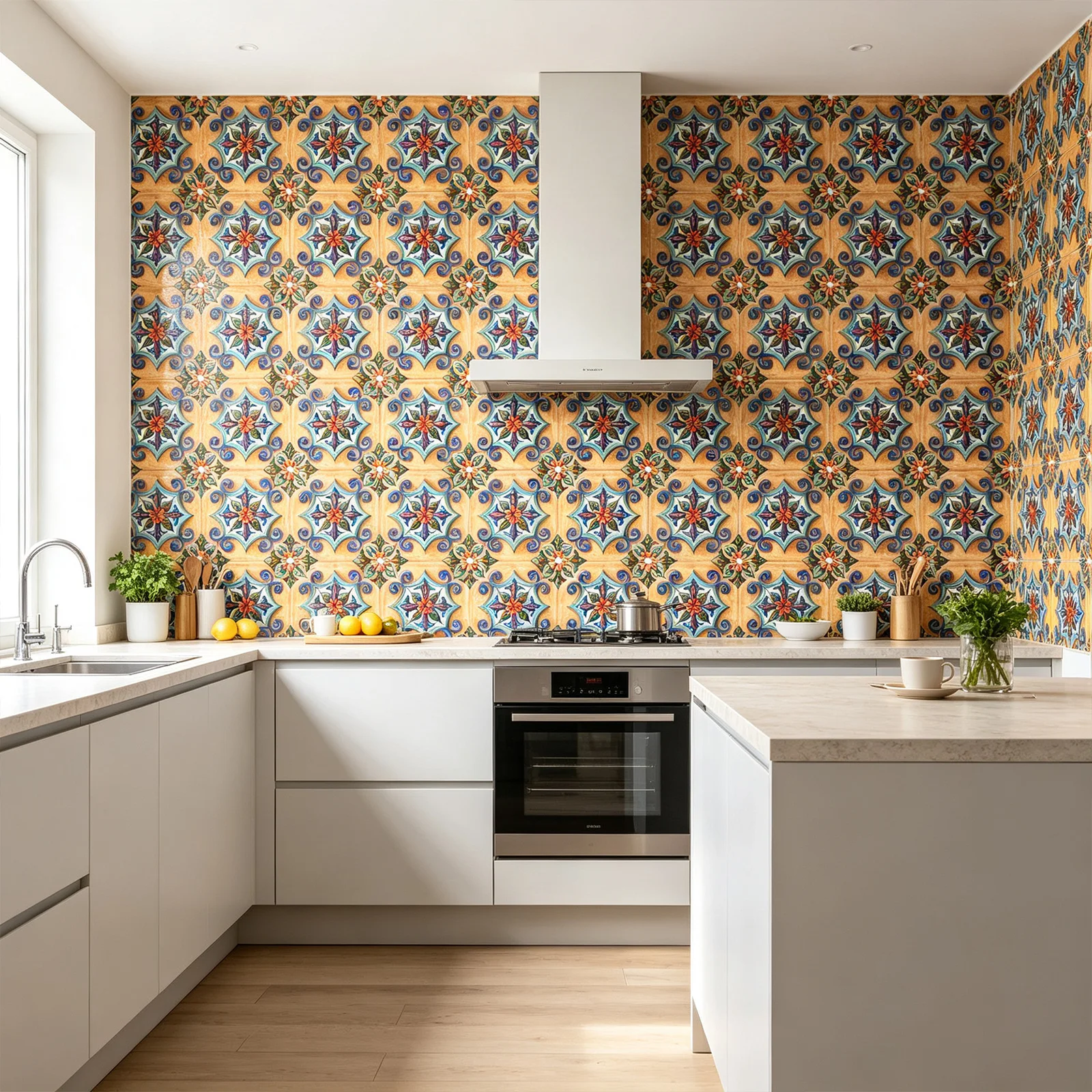 30piece set, 7.87x7.87 inch bathroom tiles, balcony tiles, kitchen tiles, PVC self-adhesive wall stickers, anti slip, moisture-proof, oil resistant stickers