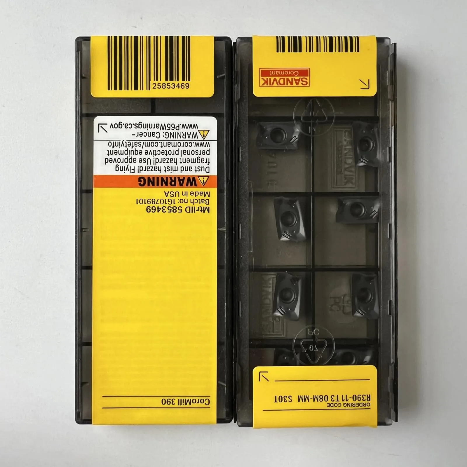 

Original SANDVIK / R390-11T308M-MM S30T / Hard alloy CNC Blade 10 Pcs