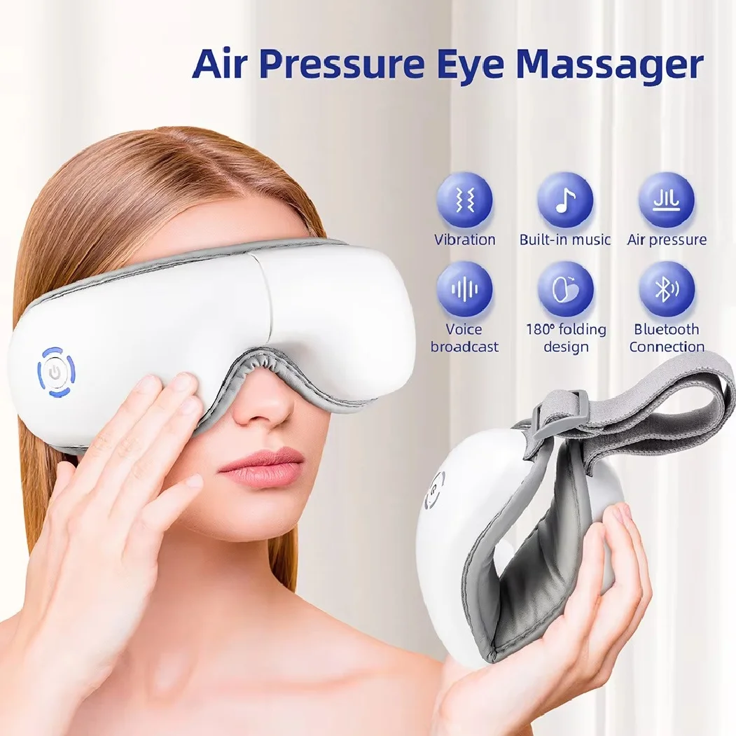 3D Vibration Eye Massager Heating Airbag Kneading Relax Massager Relieve Eye Fatigue Relaxes Eye Muscles Eye Care Tools