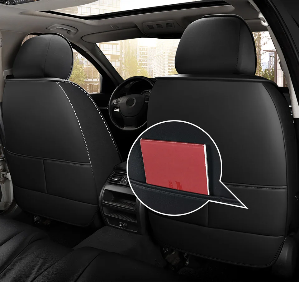 Leder-Sitzbezug für Skoda Octavia 2, Superb 3, Karoq, BMW E60, E61, Touring – Autozubehör, Innenraum, Dropshipping, Komplettset. – Detail 20