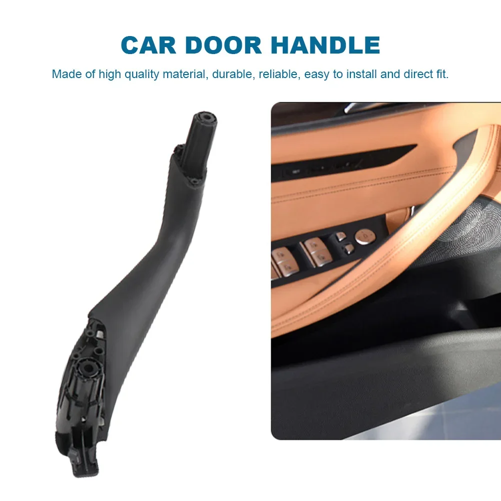 Car Door Handle Inside Panel Trim Left Right Inner Door Pull for BMW 5 Series G30 G31 G38 2017-2023 51417438523