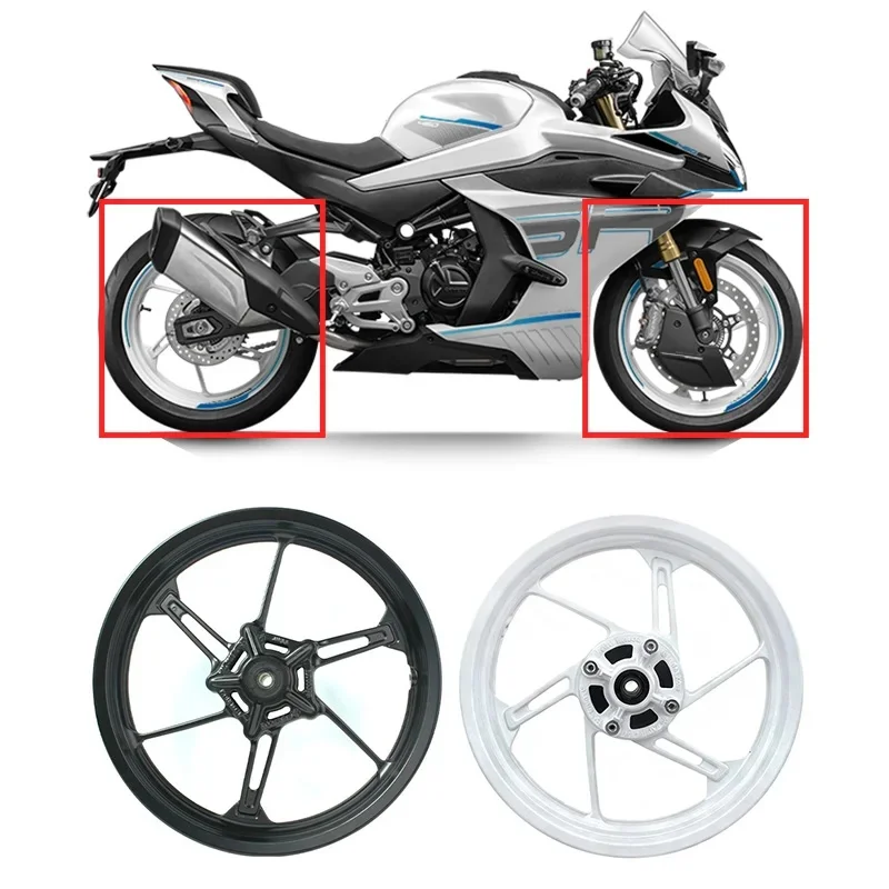 For CFMOTO 450SR Front and Rear Rim Assy Moto Parts CF Moto 450 SR CF400-6 SR450 Motorcycle Wheel Rim Motorcycle Accessories