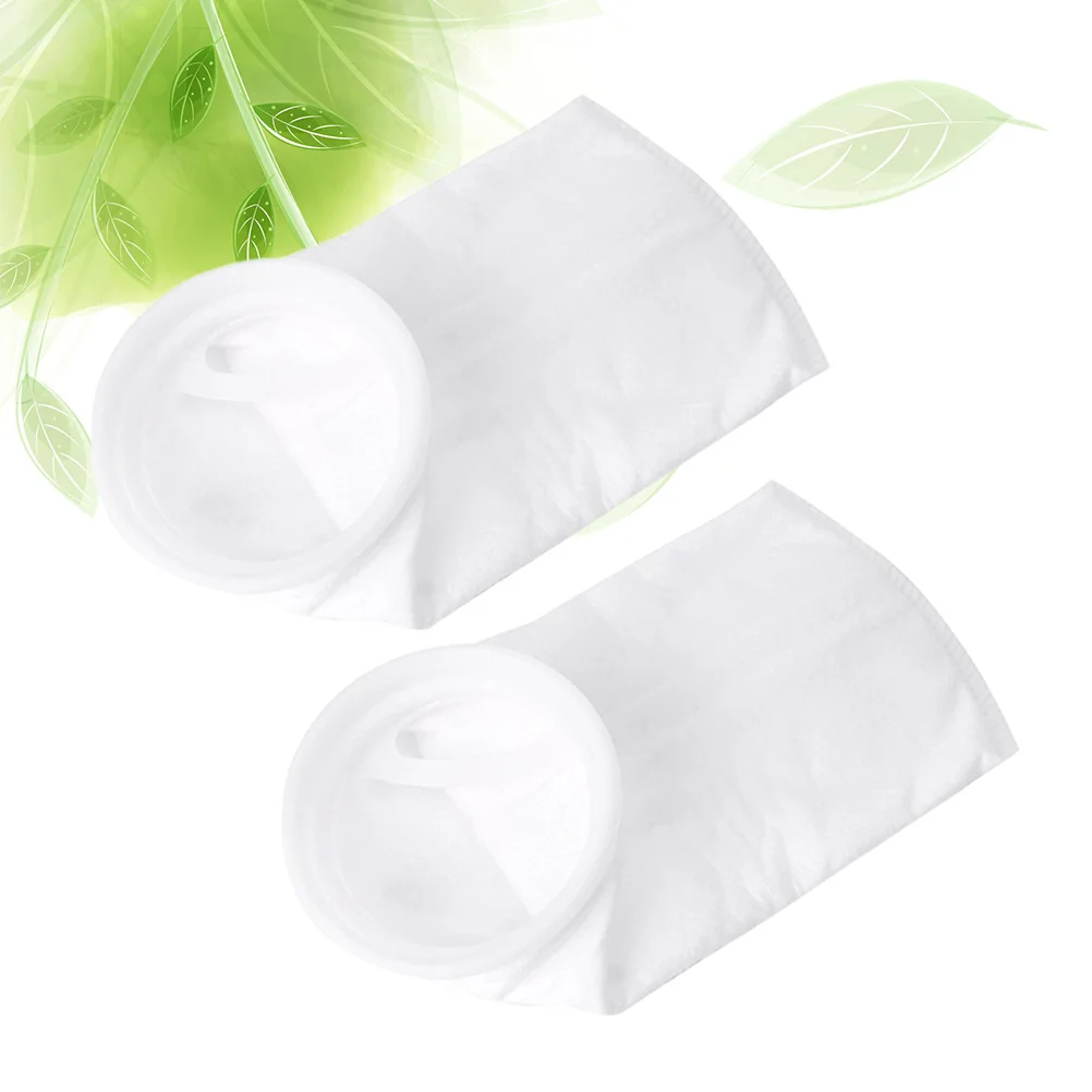 

4pcs Socks Reusable Aquarium Filter Socks Fish Tank Filter Bags Freshwater Marine Tropical Detritus Dust Floating Particulates