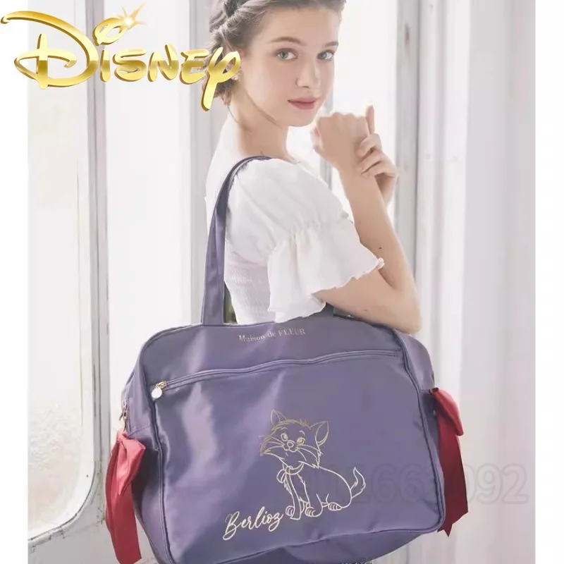 ديزني ماري كات حقيبة يد نسائية جديدة للسفر ماركة فاخرة أصلية حقيبة سفر نسائية محمولة حقيبة كتف نسائية عصرية