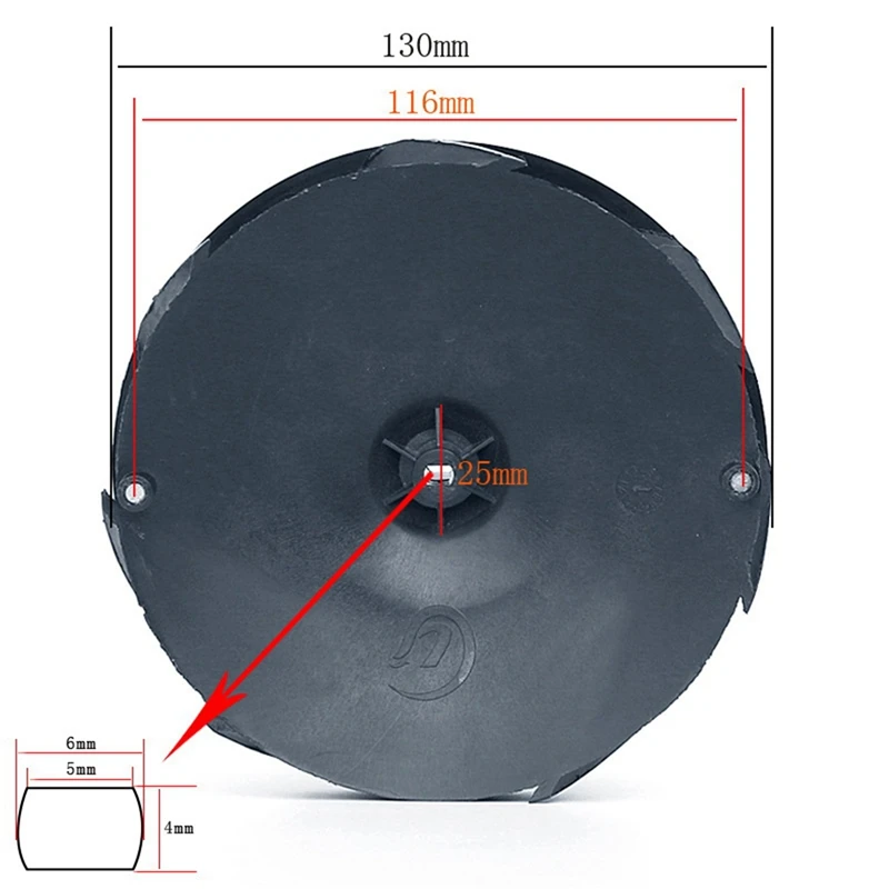 Parking Heater Start Motor Fan Outer Wheel Cooling Fan Blades Air Heating Part For Webasto 5000 Webasto 3500