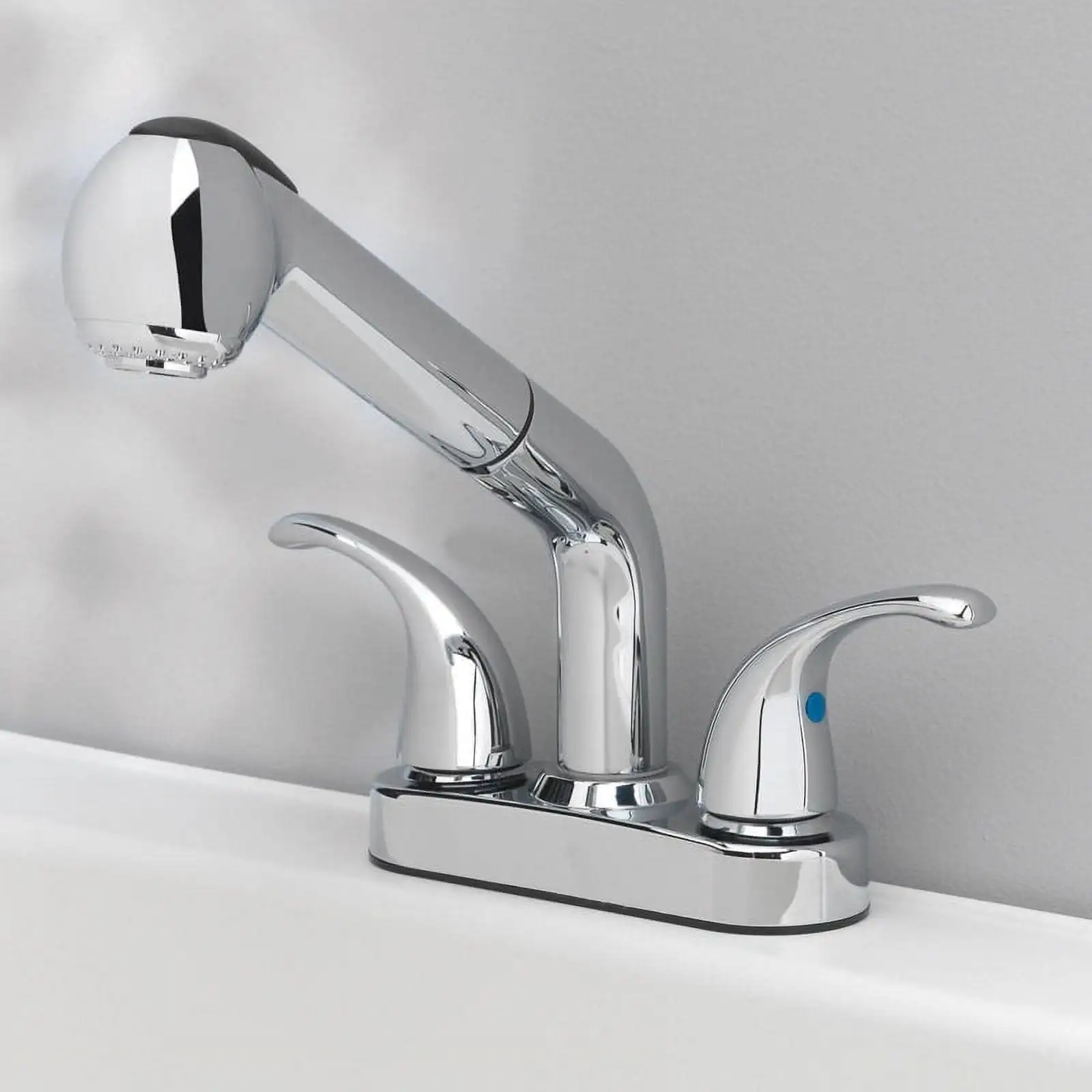 

OakBrook Essentials Two Handle Laundry Faucet with Pullout Sprayer