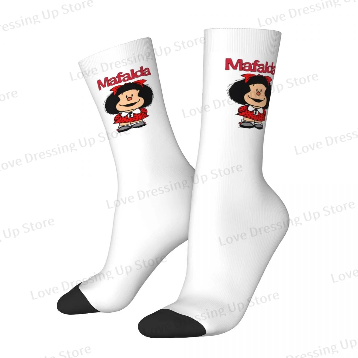 Calzini invernali unisex Mafalda da corsa Happy Calzini Street Style Crazy Sock